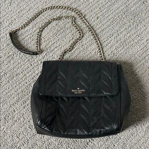 Kate Spade Black Quilted Purse/Backpack